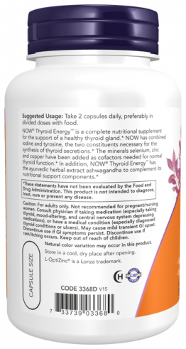 NOW Thyroid Energy, 90 капсул NOW Thyroid Energy, 90 капсул